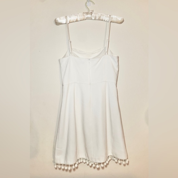🤍GRADUATION DRESS🤍 French Connection Pom Pom Whisper Dress - Picture 5 of 5